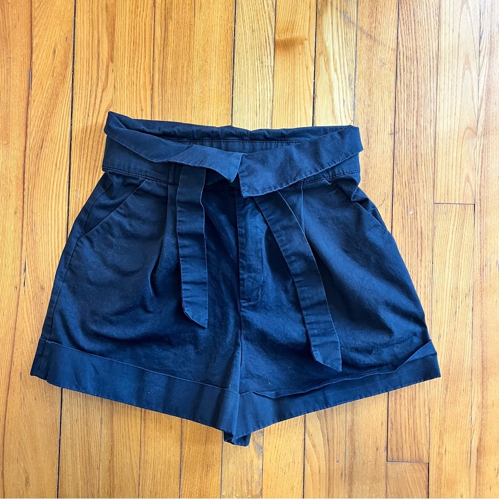 Zara Cotton Black Women's Shorts